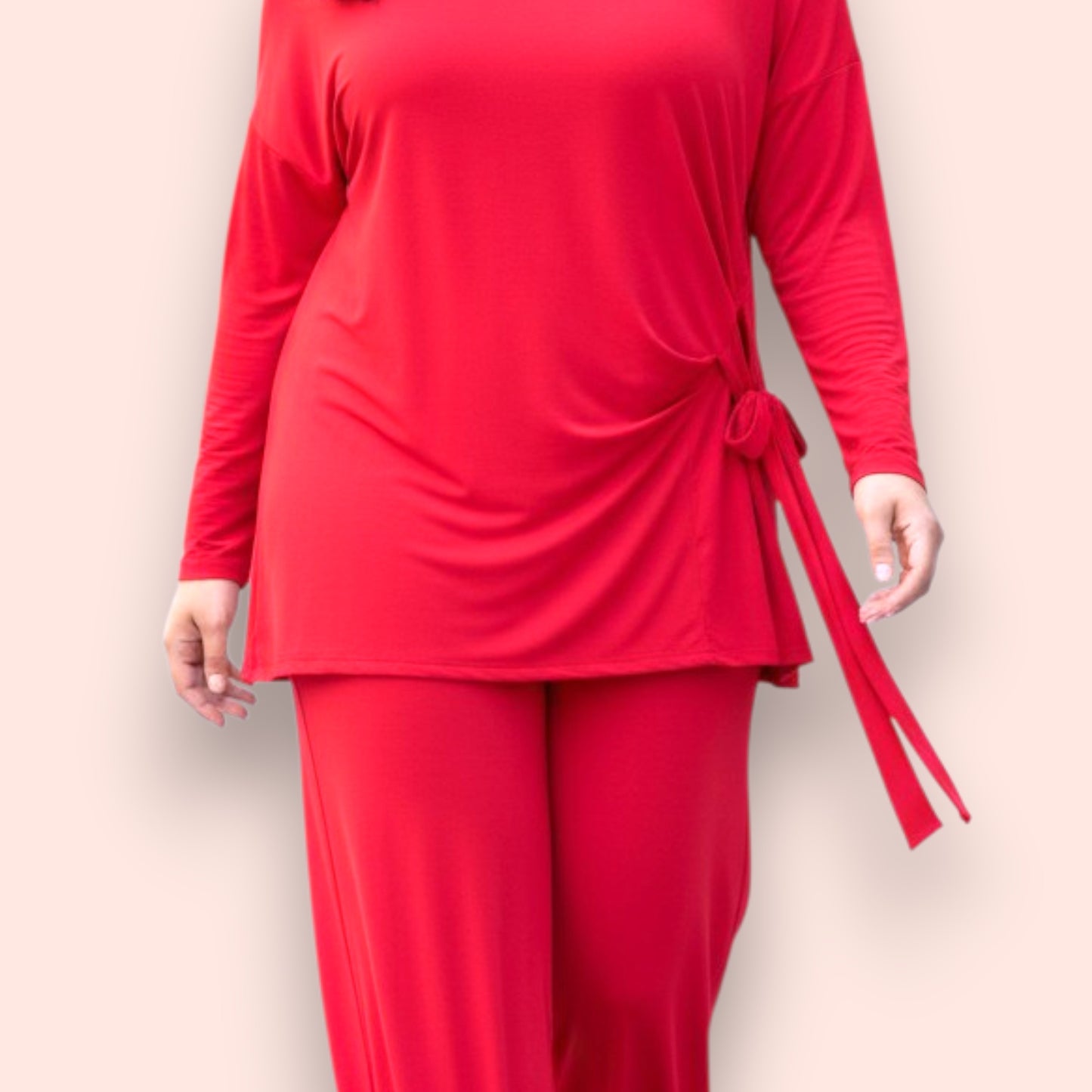 Maxi Completo in Crepe di Misto Viscosa Gale