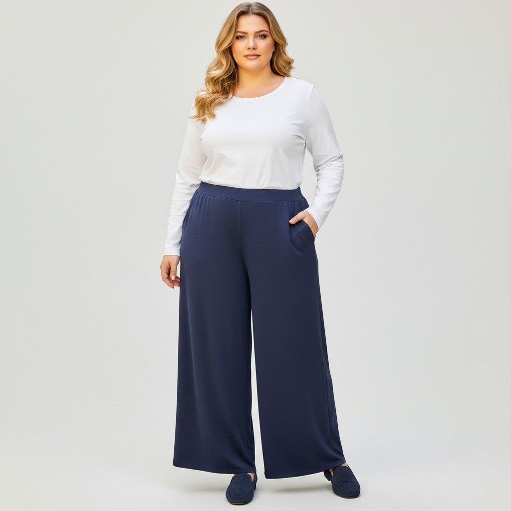 Pantalone Vita Alta con Tasche Viareggio