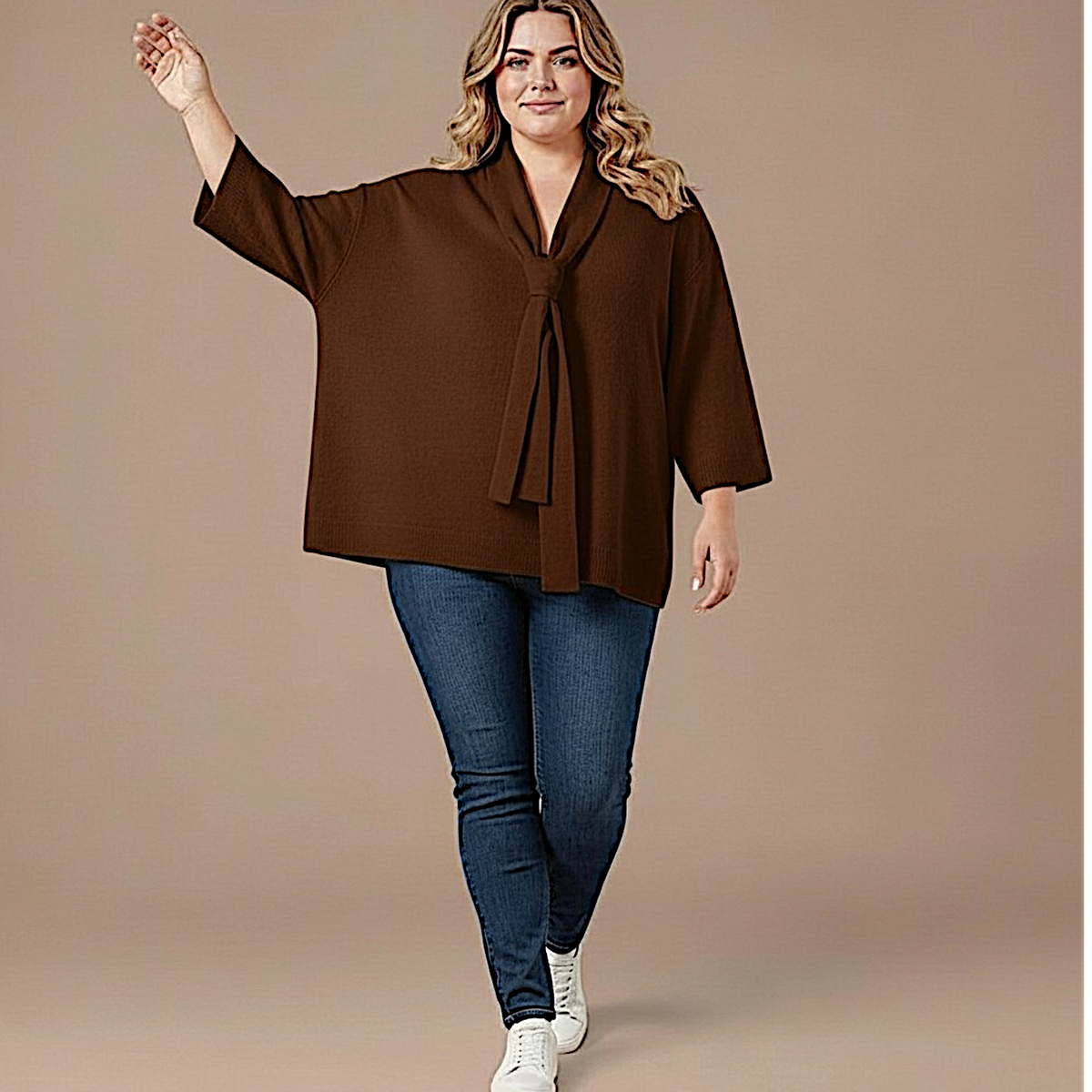 Maxi Maglia Effetto Lana Paloma