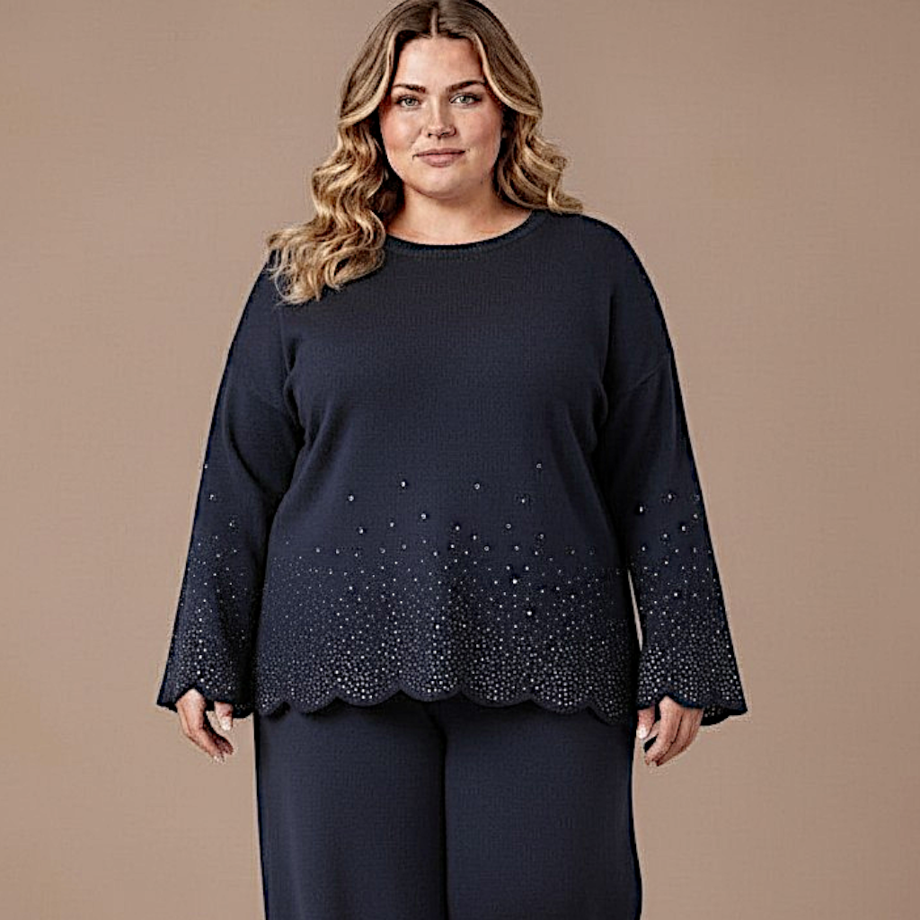 Maxi Maglia Effetto Lana Dindi