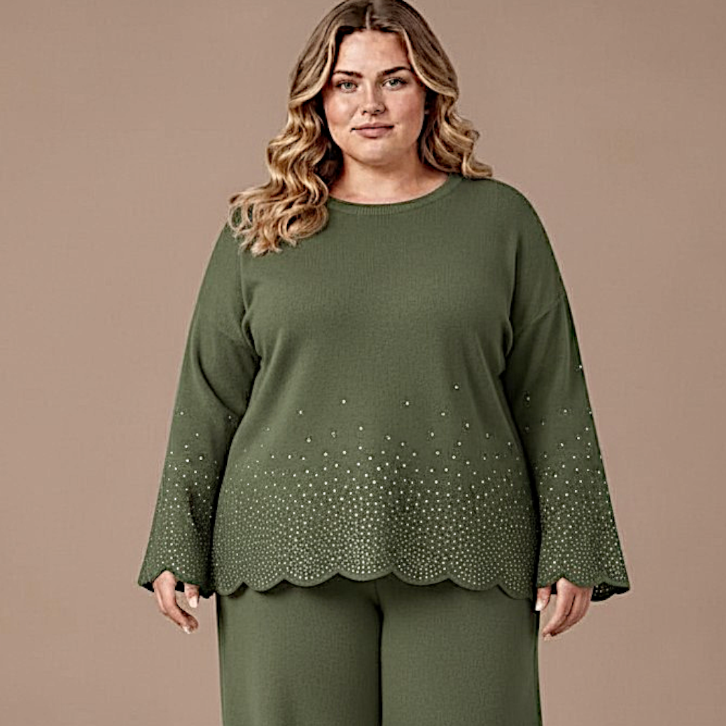 Maxi Maglia Effetto Lana Desideria