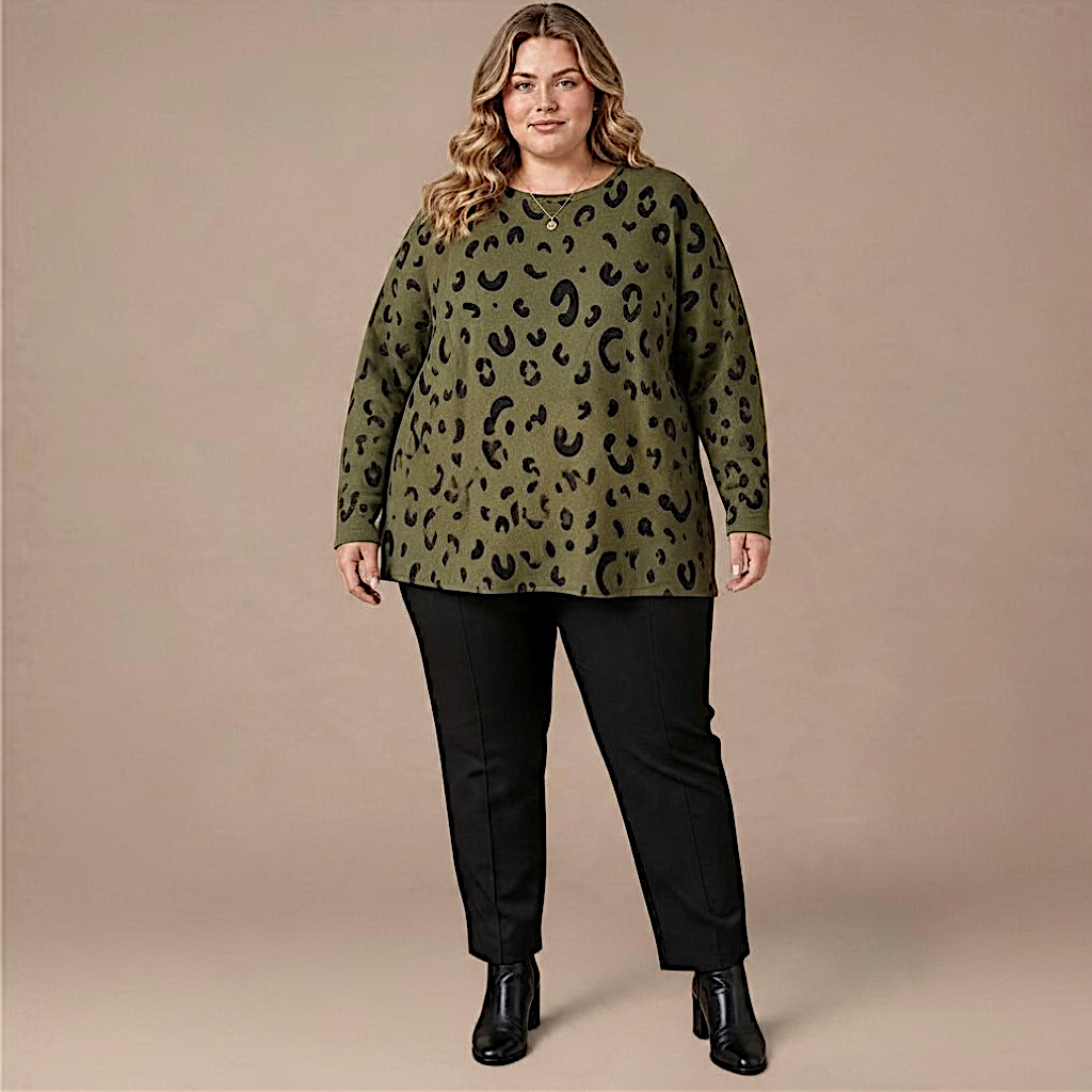 Maxi Maglia Effetto Lana Felicia