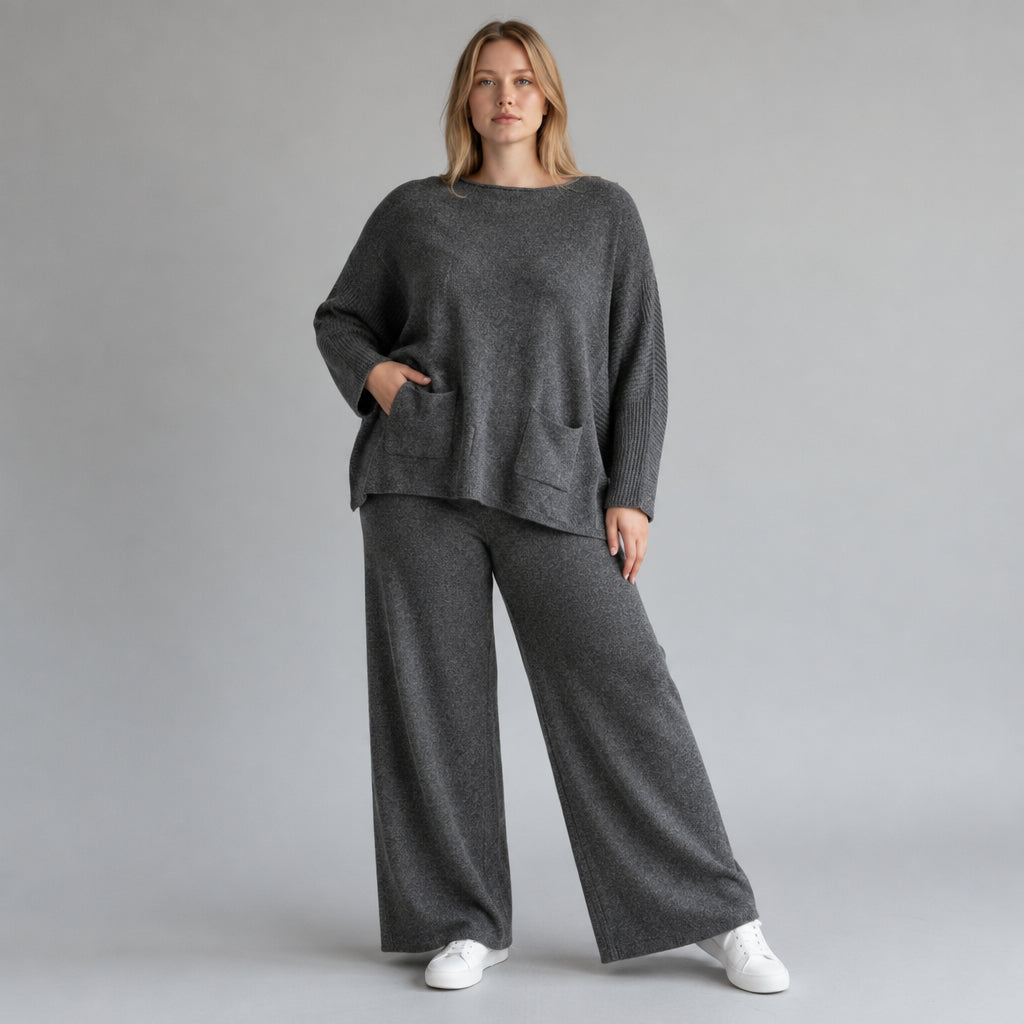 Maxi Maglia con Costine Cristiana