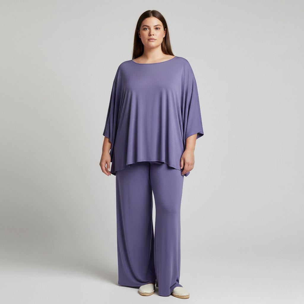 Maxi Maglia in Crepe Remigia