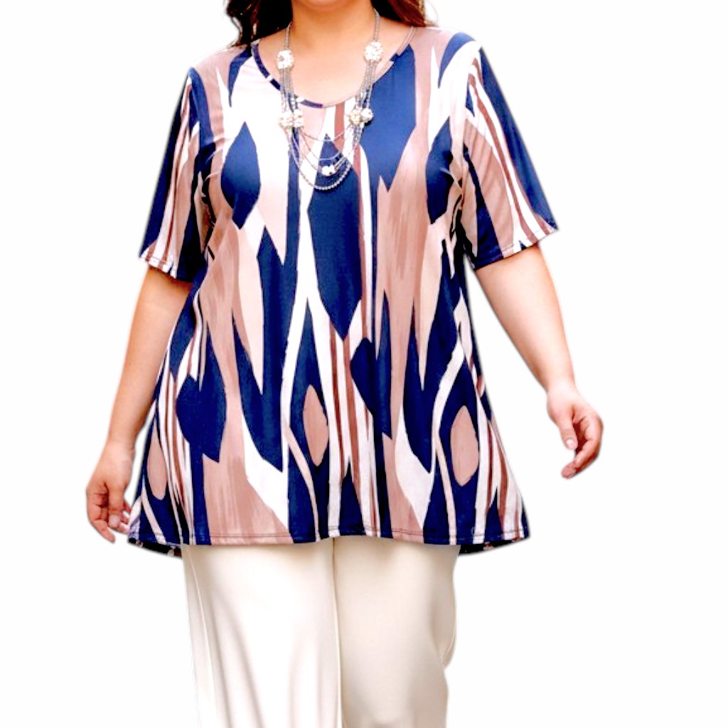 Maxi Maglia Taglie Forti Elasticizzata Fabrizia