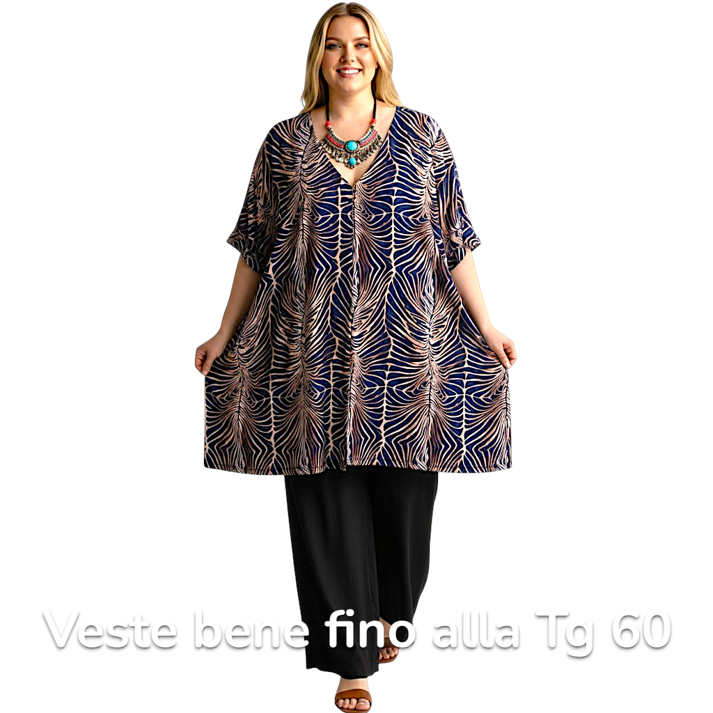 Maxi Maglia Taglie Forti Elasticizzata Rosalba