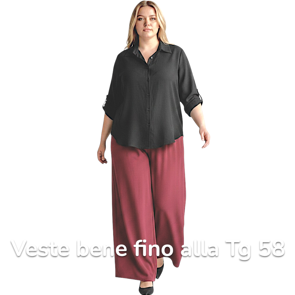 Maxi Camicia Più Lunga Dietro Vita