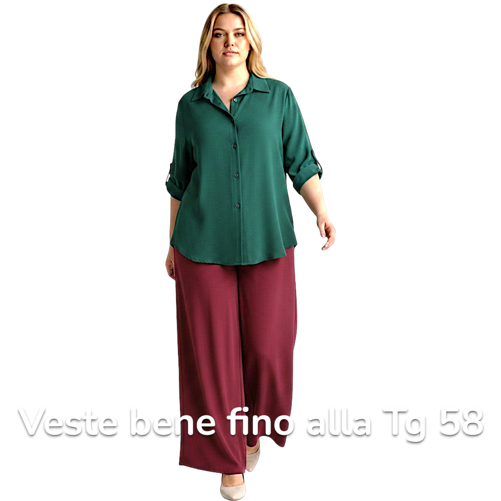Maxi Camicia Più Lunga Dietro Virna