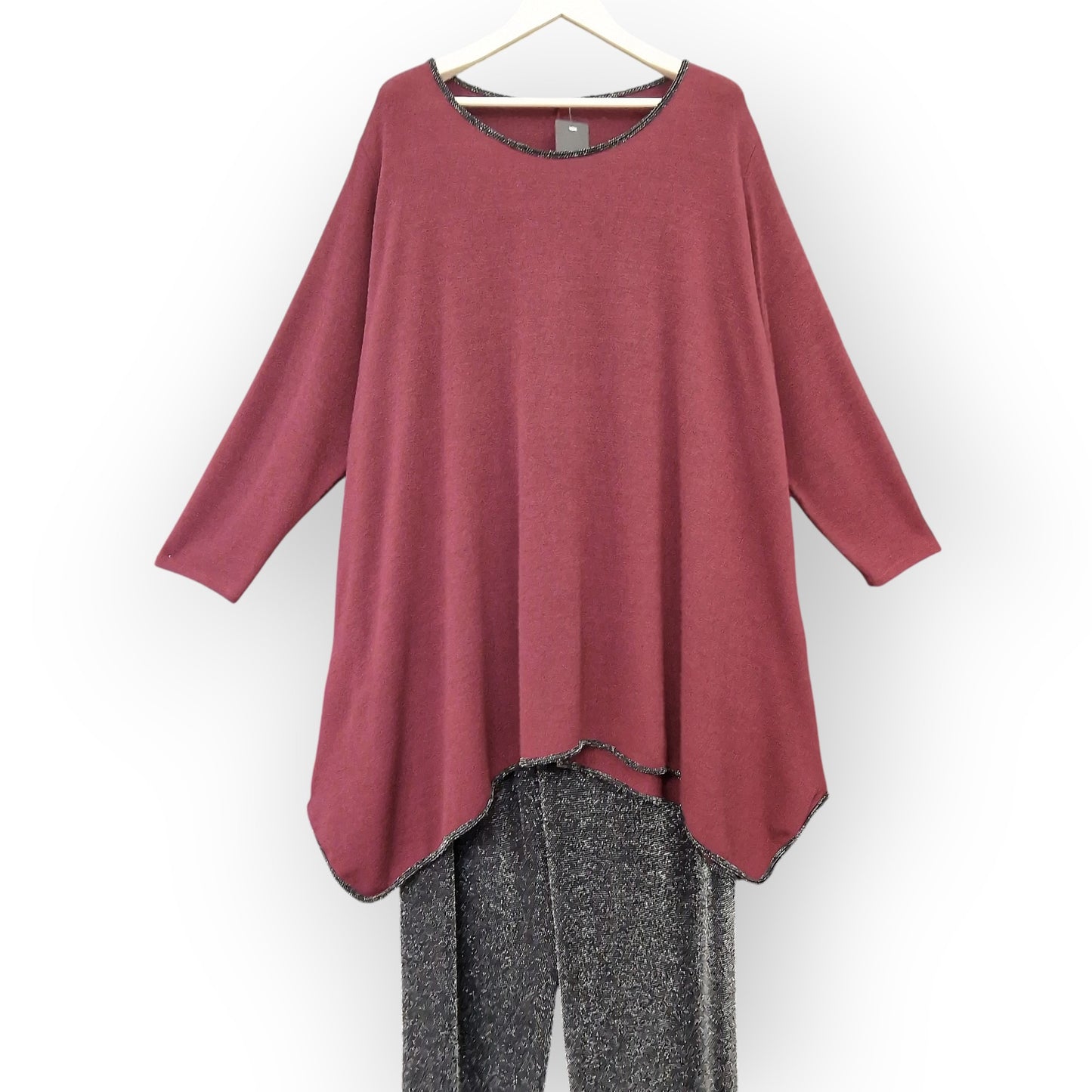 Maxi Completo con Pantalone in Lurex Ricky