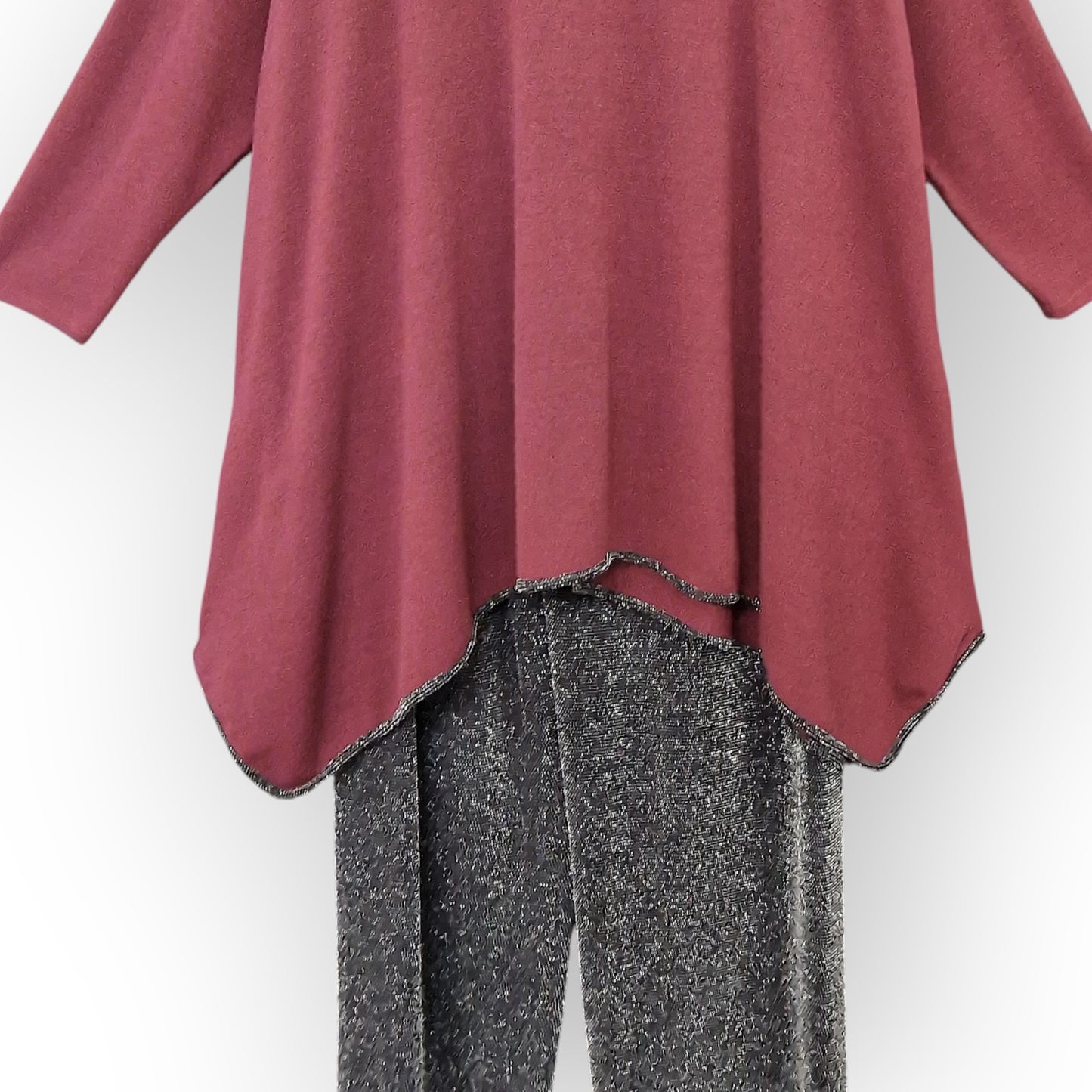 Maxi Maglia con Bordi in Lurex Galiana