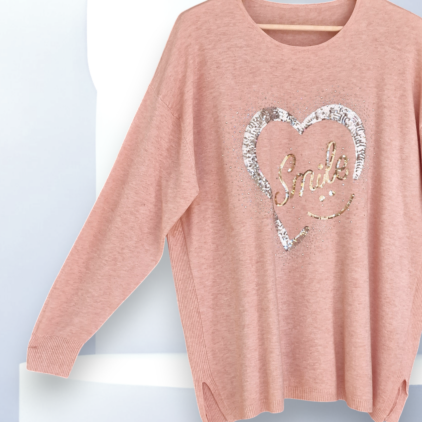 Maxi Maglia con Pajette e Strass Eden