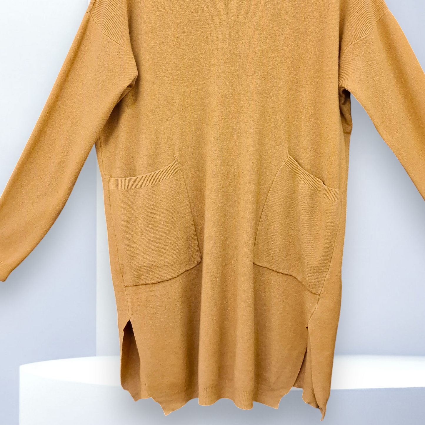 Maxi Maglia con Spacchi Sienna