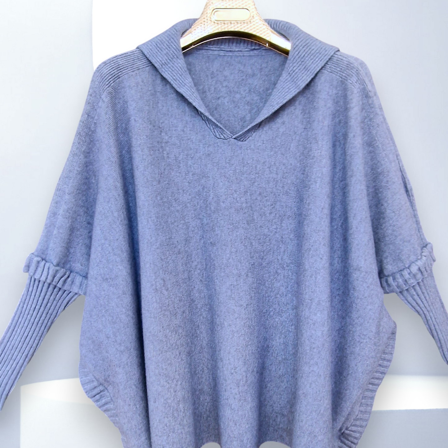 Maxi Maglia con Collo a Polo Sure