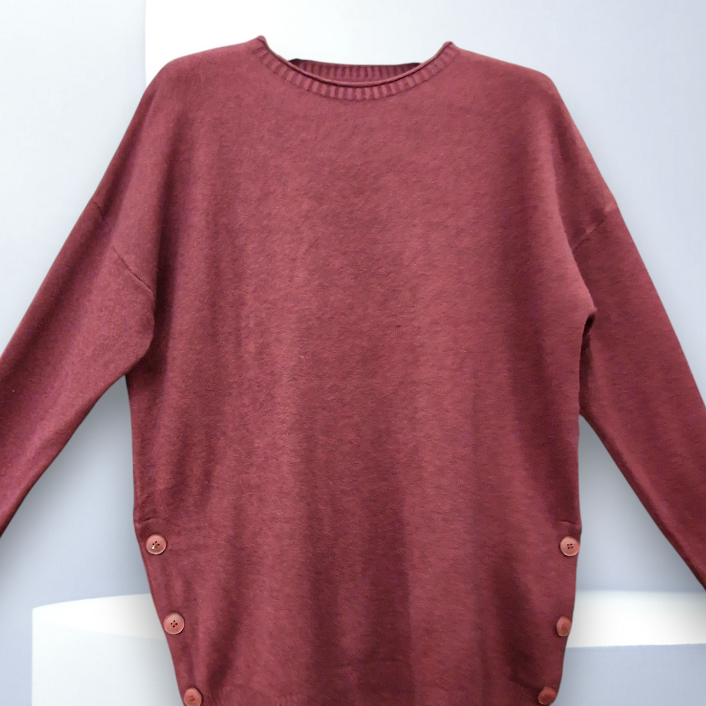 Maxi Maglia Con Bottoni Malena