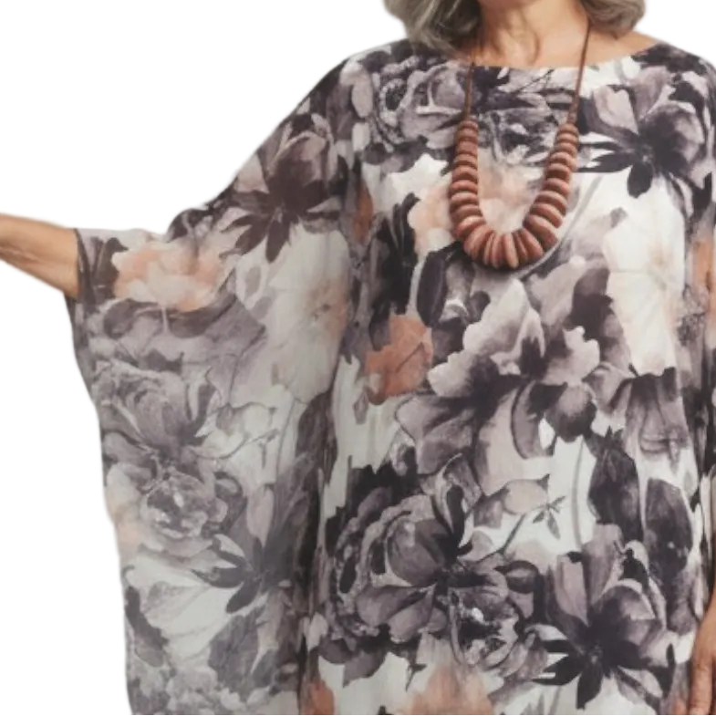 Completo Taglie Forti in Georgette Daga