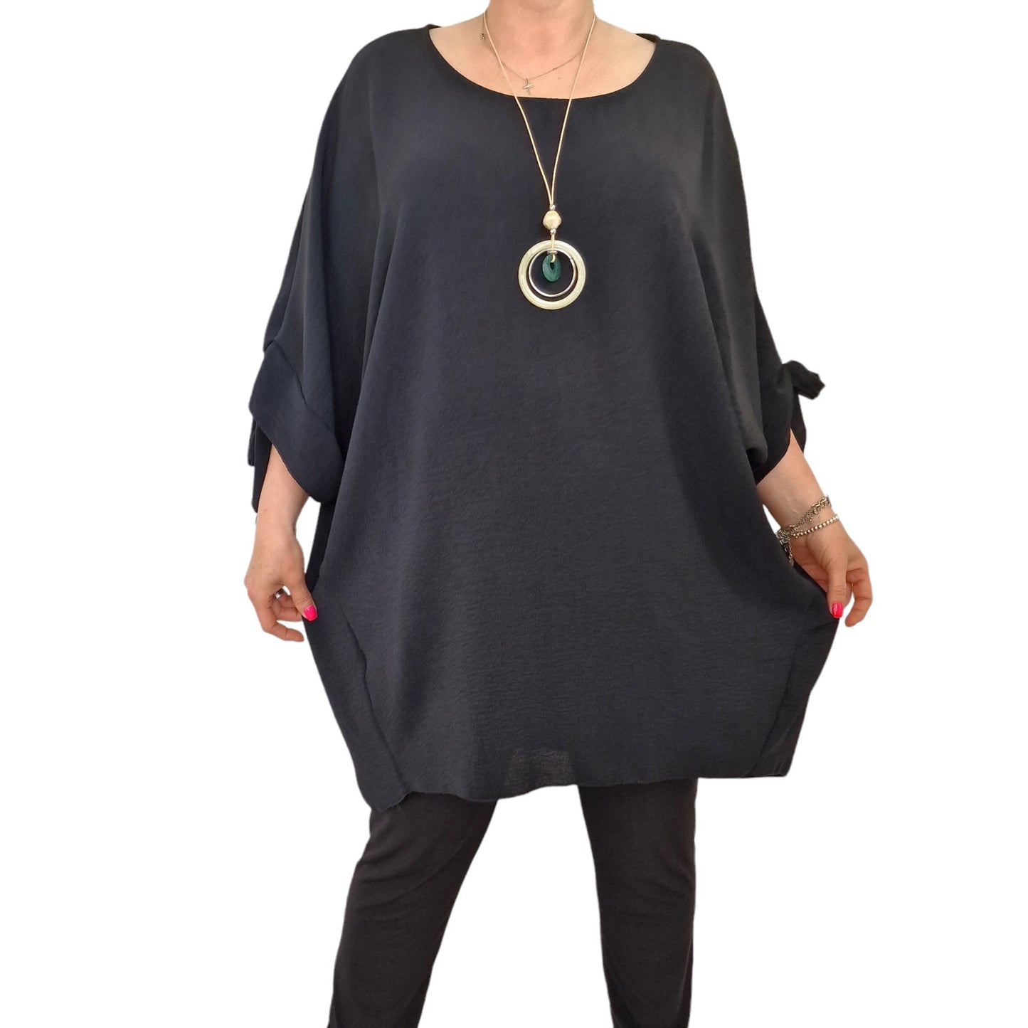 Maxi Maglia Con Collana Palmira