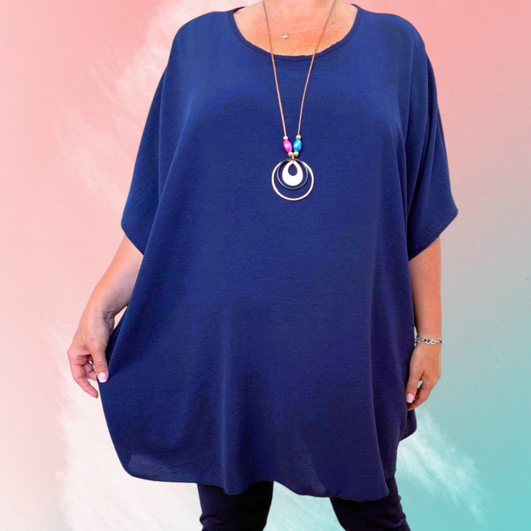 Maxi Maglia Con Collana Clara