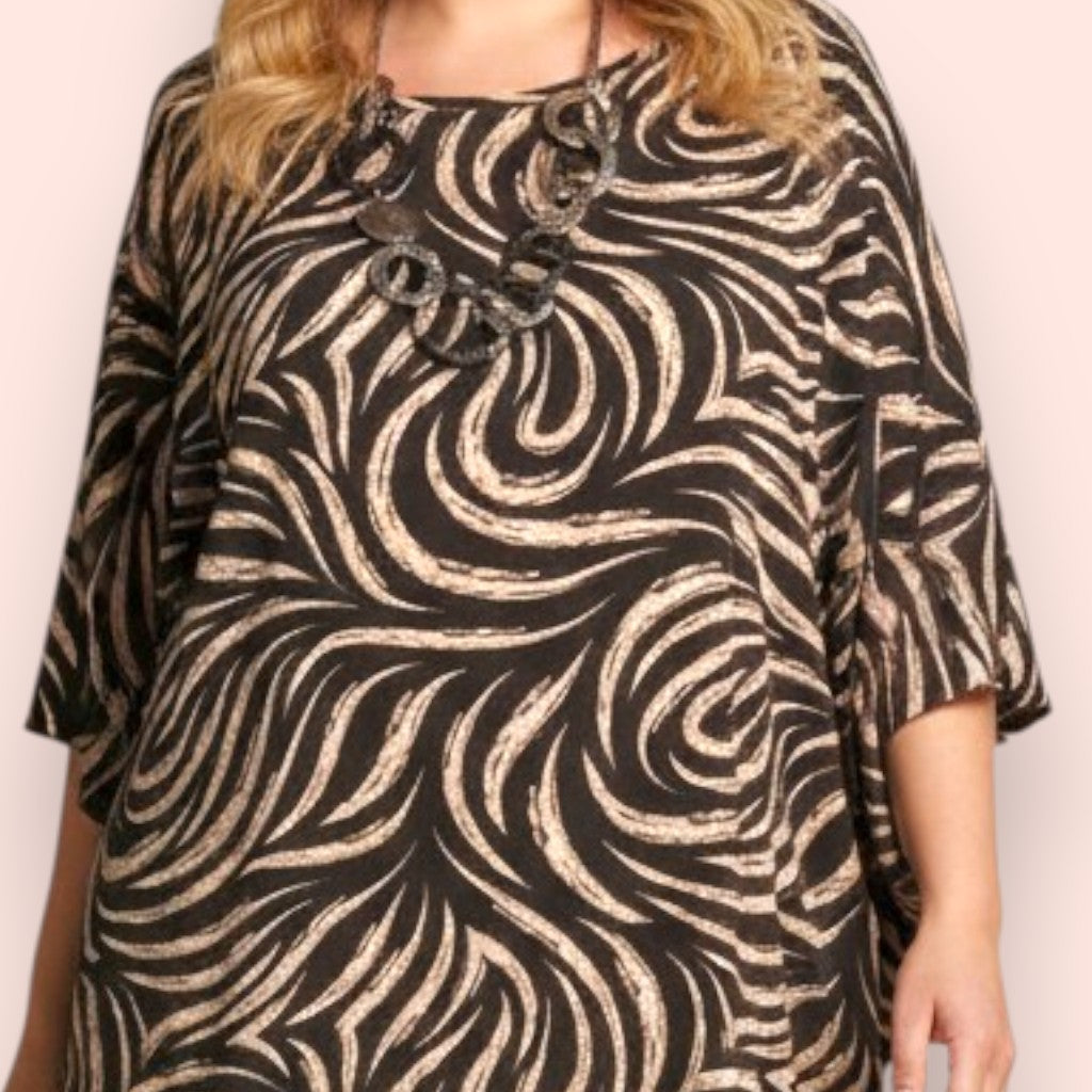 Maxi Maglia Taglie Forti Elasticizzata Tola