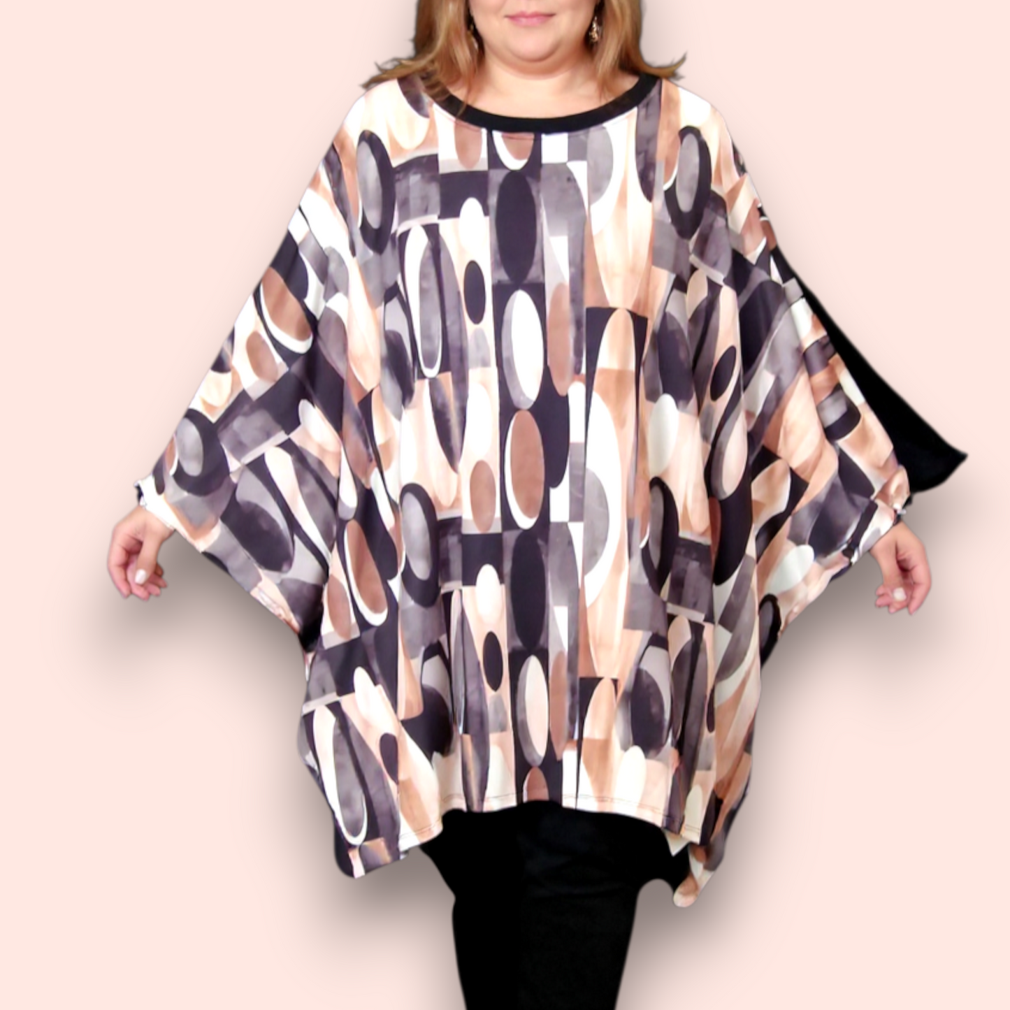 Maxi Maglia In Crepe Drusilla