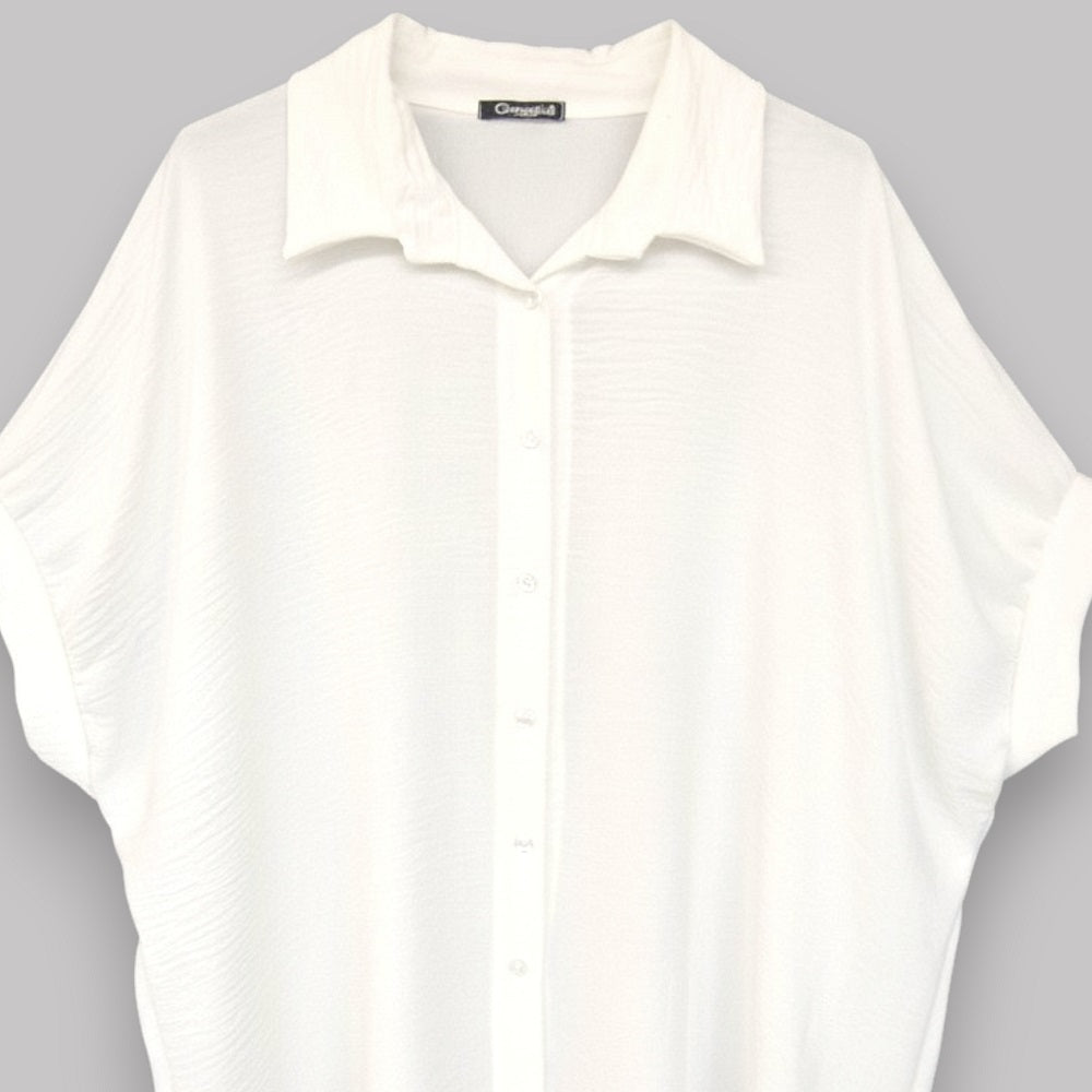 Maxi Camicia 100% Viscosa Floriana