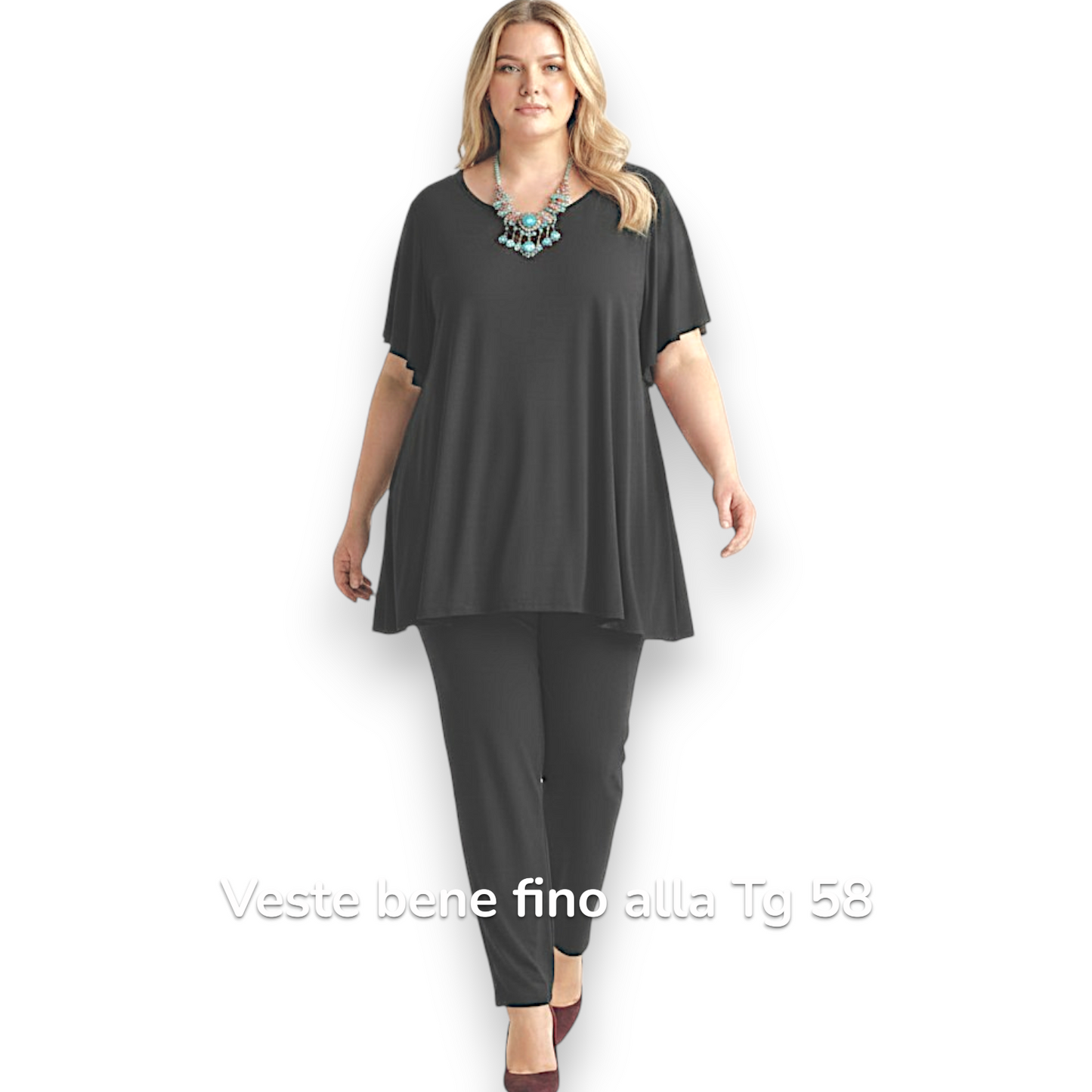 Maxi Maglia in Crepe Pretty