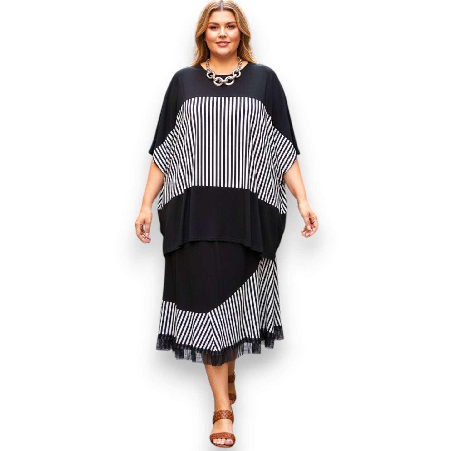 Completo Taglie Forti Made in Italy Naomi