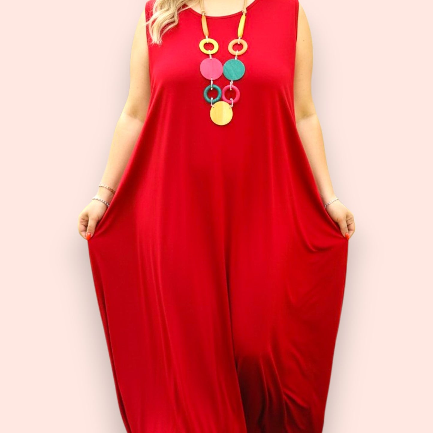 Maxi Abito in Crepe Glenda