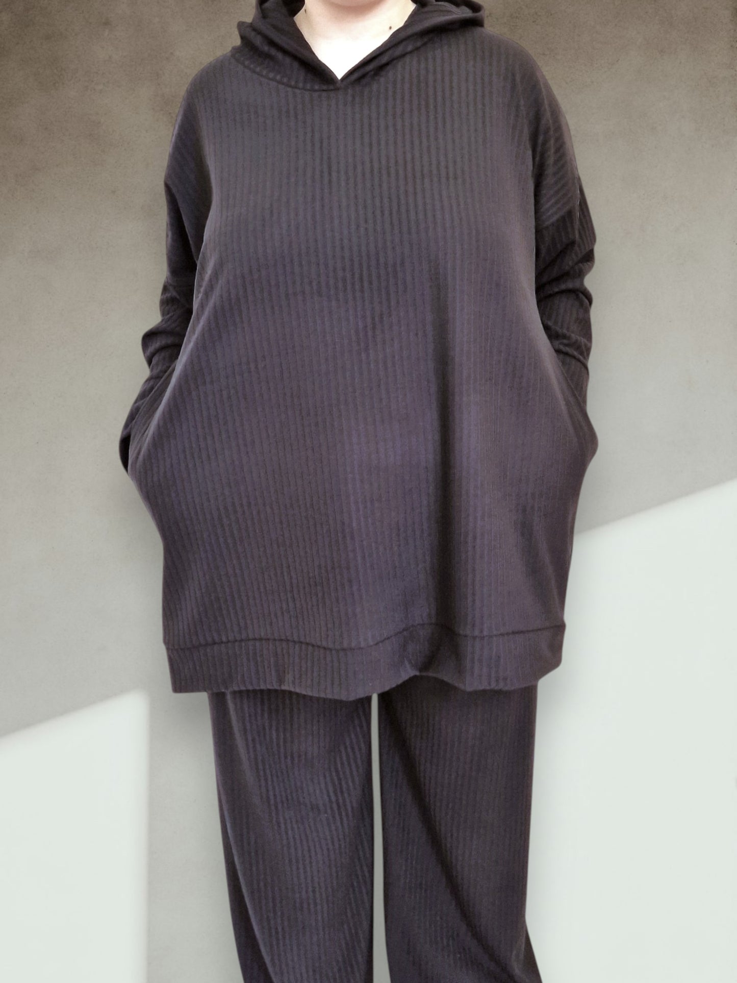 Maxi Completo in Felpa Taglie Forti Elda