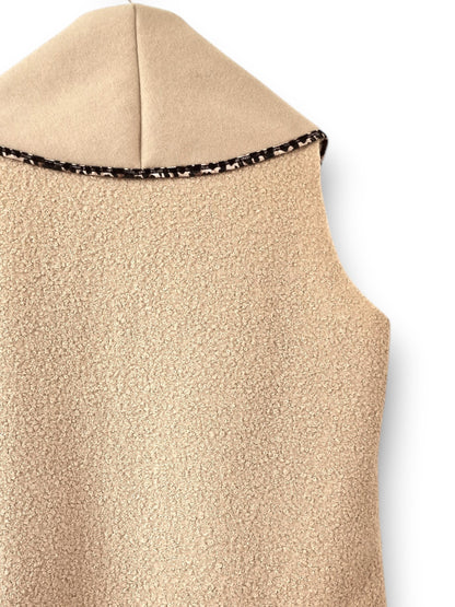 Maxi Gilet Taglie Forti Leda -  Made in Italy