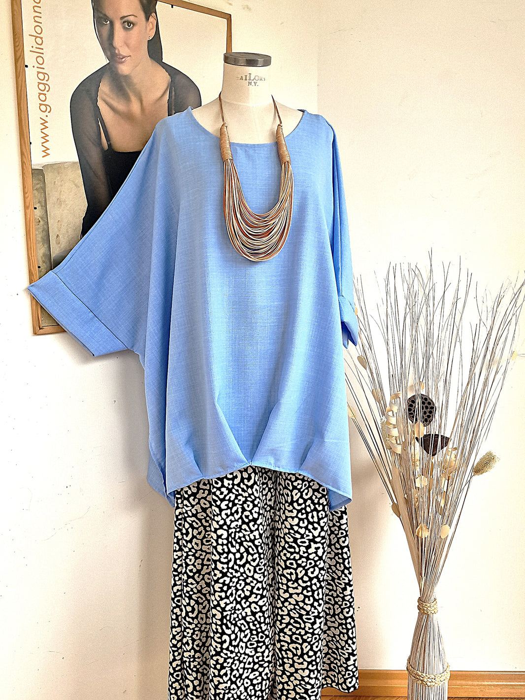 Plus Extra CAMICIA NOTTE LINCLALOR 100% COTONE MAGLINA FINO TAGLIA