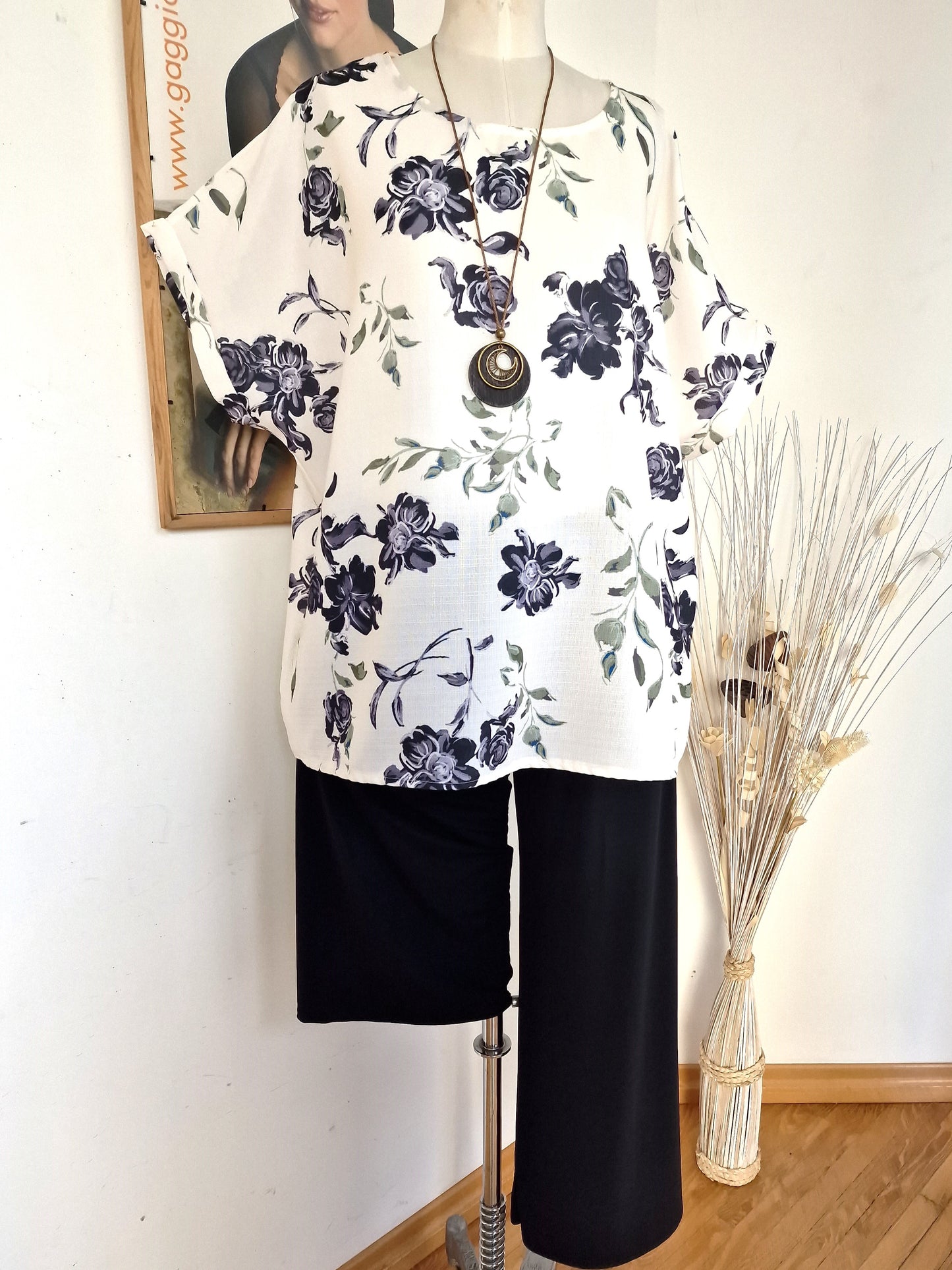 Maxi Maglia con Collana  Taglie Forti Stella