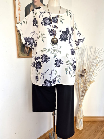 Maxi Maglia con Collana  Taglie Forti Stella