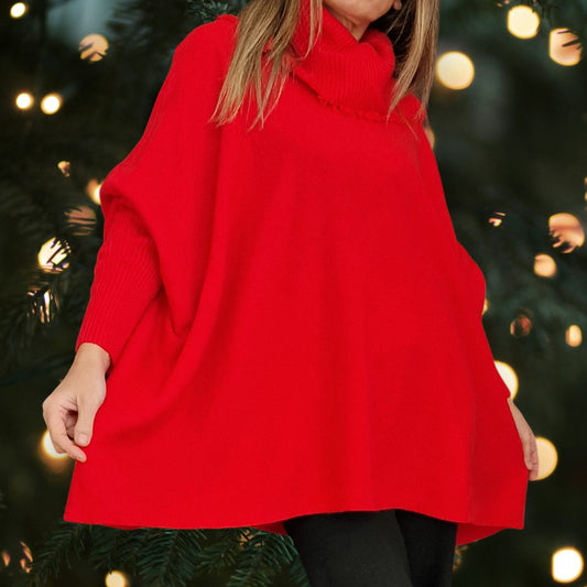 Maxi Maglia Collo Anello Arisa