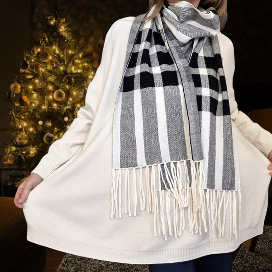 Maxi Maglia con Sciarpa Tuscany