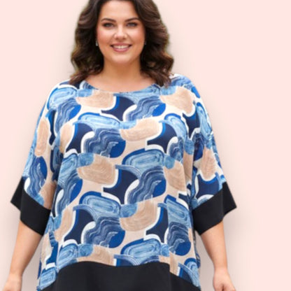 Maxi Maglia Doppia in Georgette e Viscosa Arita