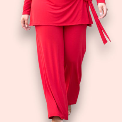 Maxi Completo in Crepe di Misto Viscosa Gale