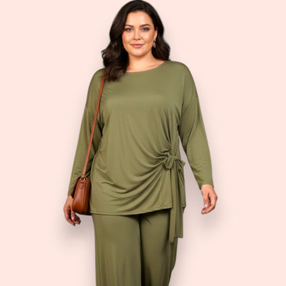 Maxi Completo in Crepe di Misto Viscosa Giova