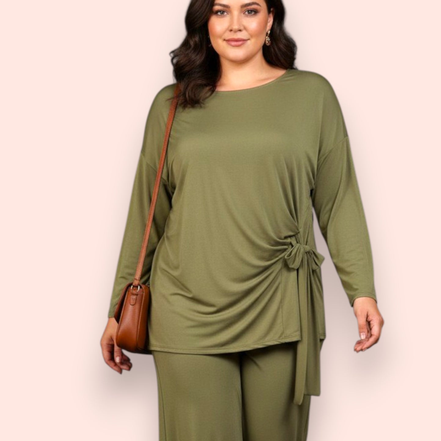 Maxi Completo in Crepe di Misto Viscosa Giova