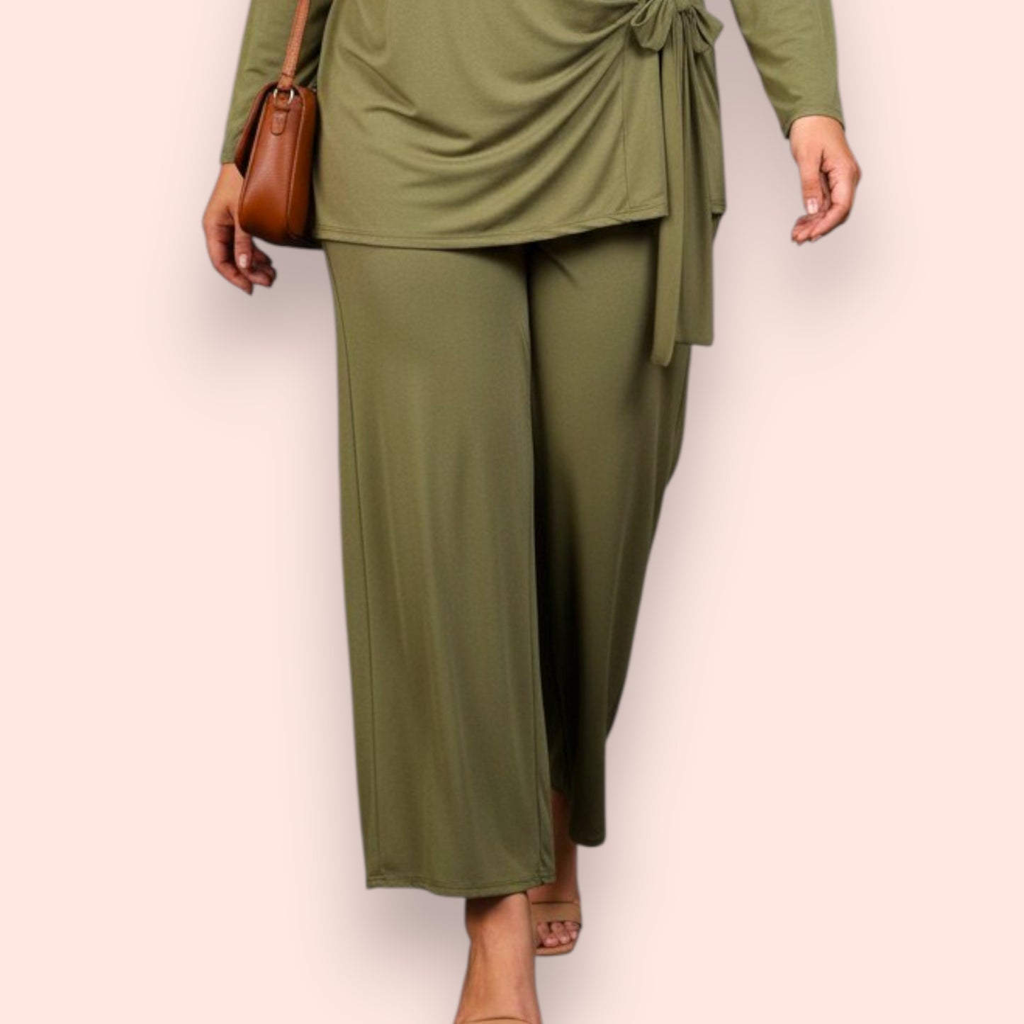 Maxi Completo in Crepe di Misto Viscosa Giova