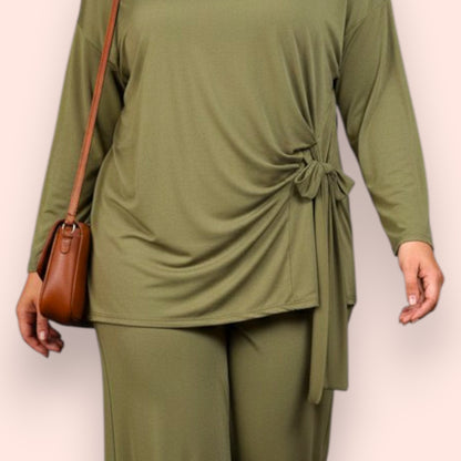 Maxi Completo in Crepe di Misto Viscosa Giova