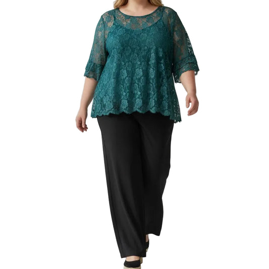 Maxi Maglia Trasparente in Pizzo Elasticizzato Simona