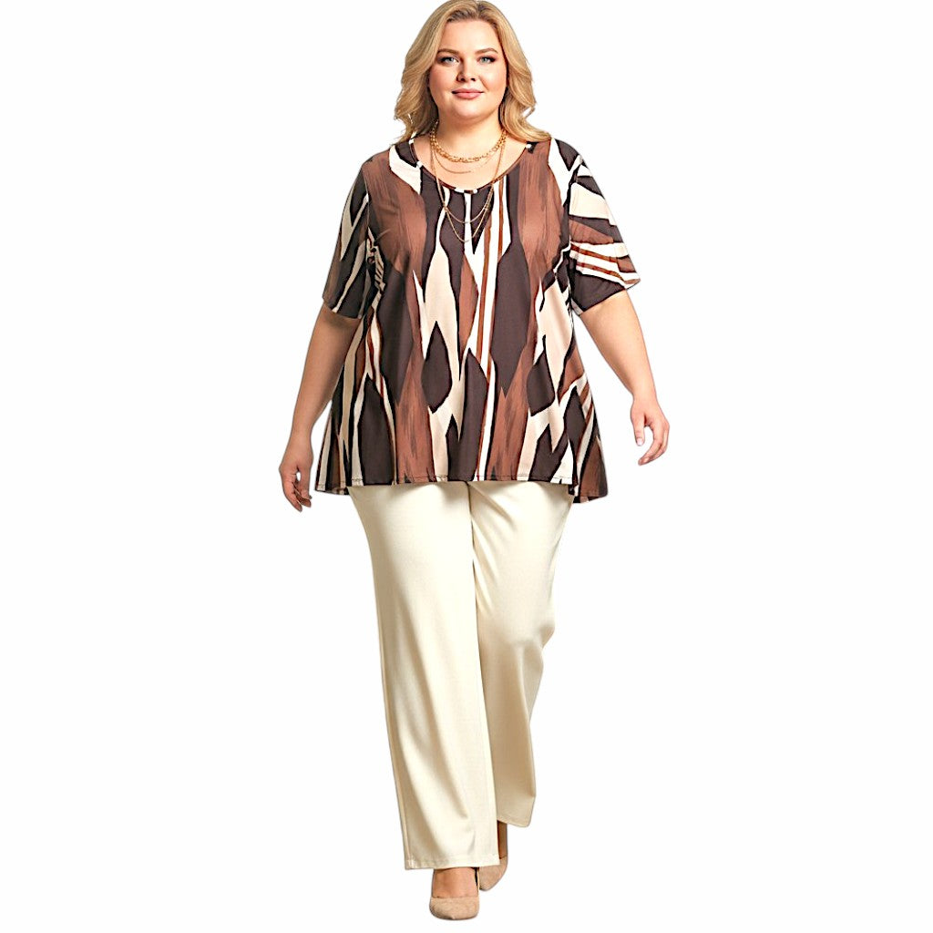 Maxi Maglia  Taglie Forti Elasticizzata Federica