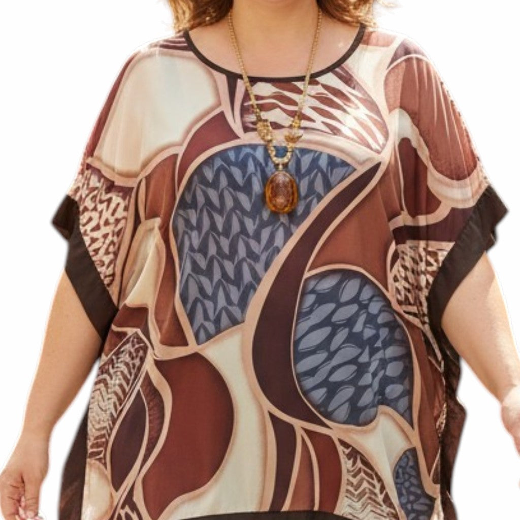 Maxi Maglia  Taglie Forti Elasticizzata Fiona