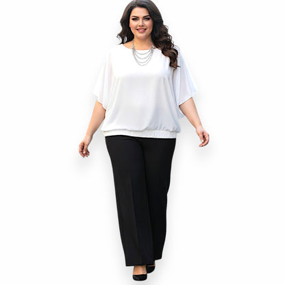 Maxi Maglia in Georgette e Viscosa Demetra