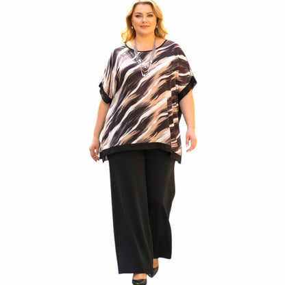 Maxi Maglia  Taglie Forti Elasticizzata Futura