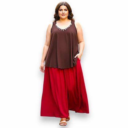 Maxi Top 100% Viscosa Milva