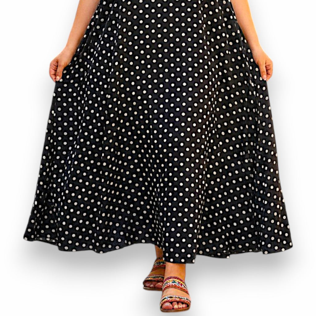 Maxi Abito 100% Viscosa Fantasia Iside