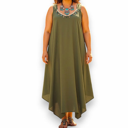 Maxi Abito 100% Viscosa Gemma