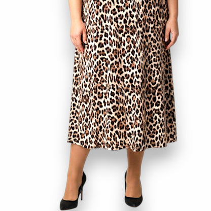 Maxi Abito in Crepe Fantasia Sally
