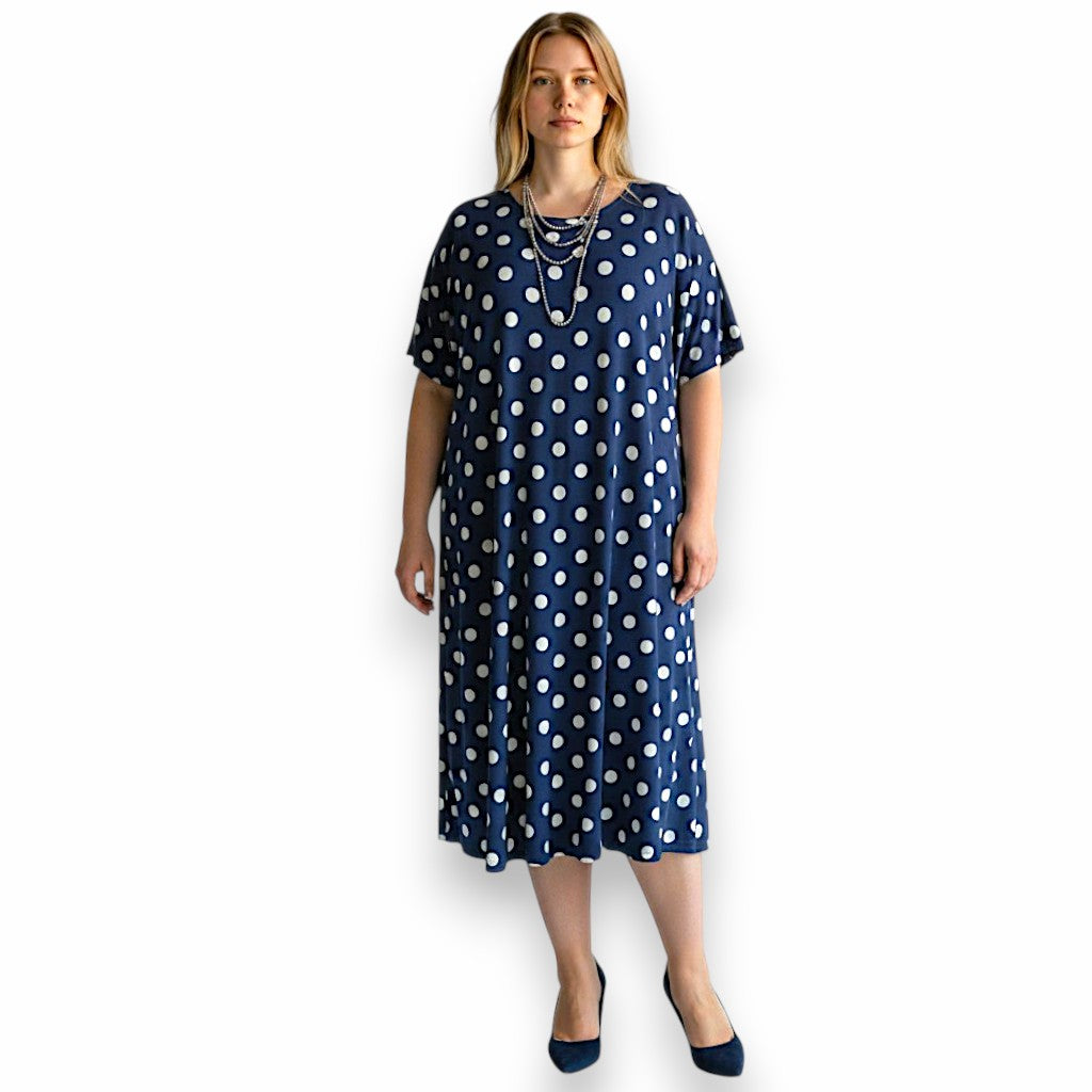 Maxi Abito in Crepe Fantasia Senia